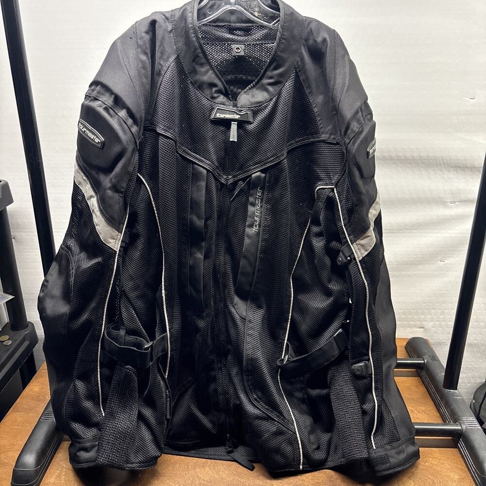 Tourmaster Sonora 3/4 Air Men's XXL /48 Black Textile Motorcycle Jacket